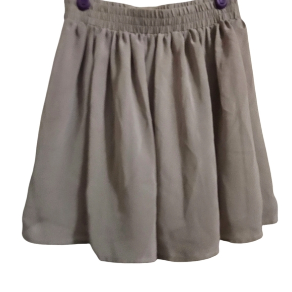 FOREVER 21 Chiffon flowy mauve mini skirt. Size small - Picture 1 of 8
